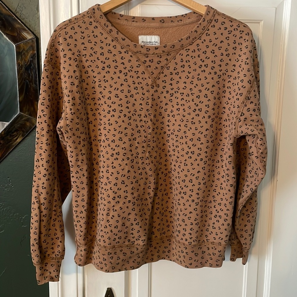 Abercrombie & Fitch Soft AF Collection Leopard Sweatshirt